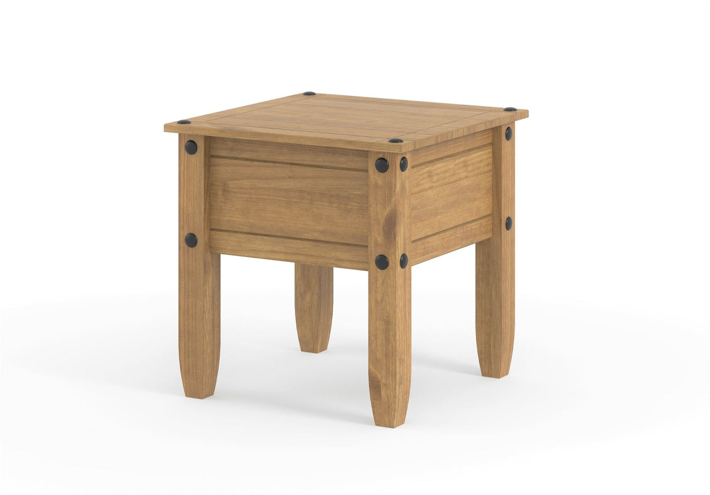 Corona Antique Waxed Pine Lamp Table