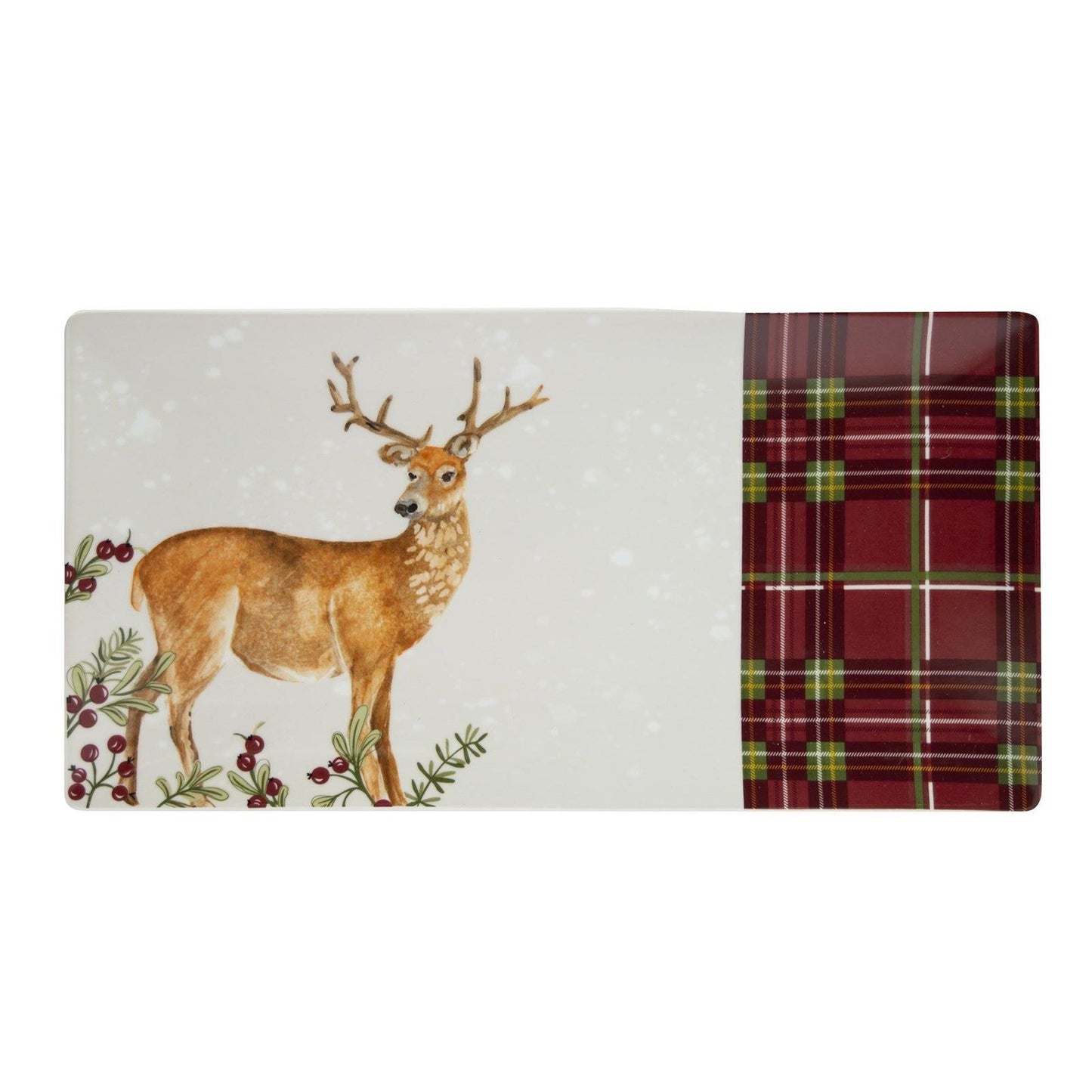 Winter Lodge Rectangular Platter