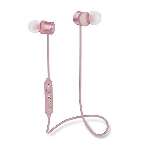 Groov-e GVBT1200RG Metal Buds Wireless Bluetooth Earphones - Rose Gold