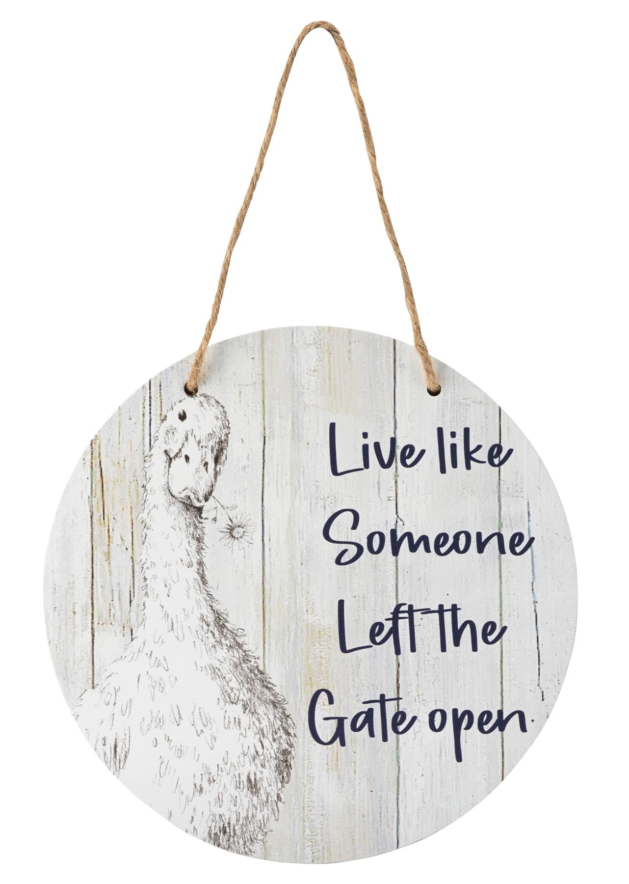 Fieldview Farm Wall Plaque Goose