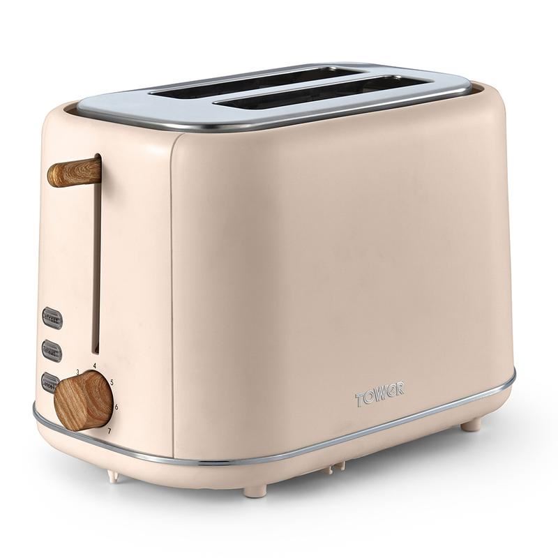 Tower Scandi 2 Slice Toaster Pink