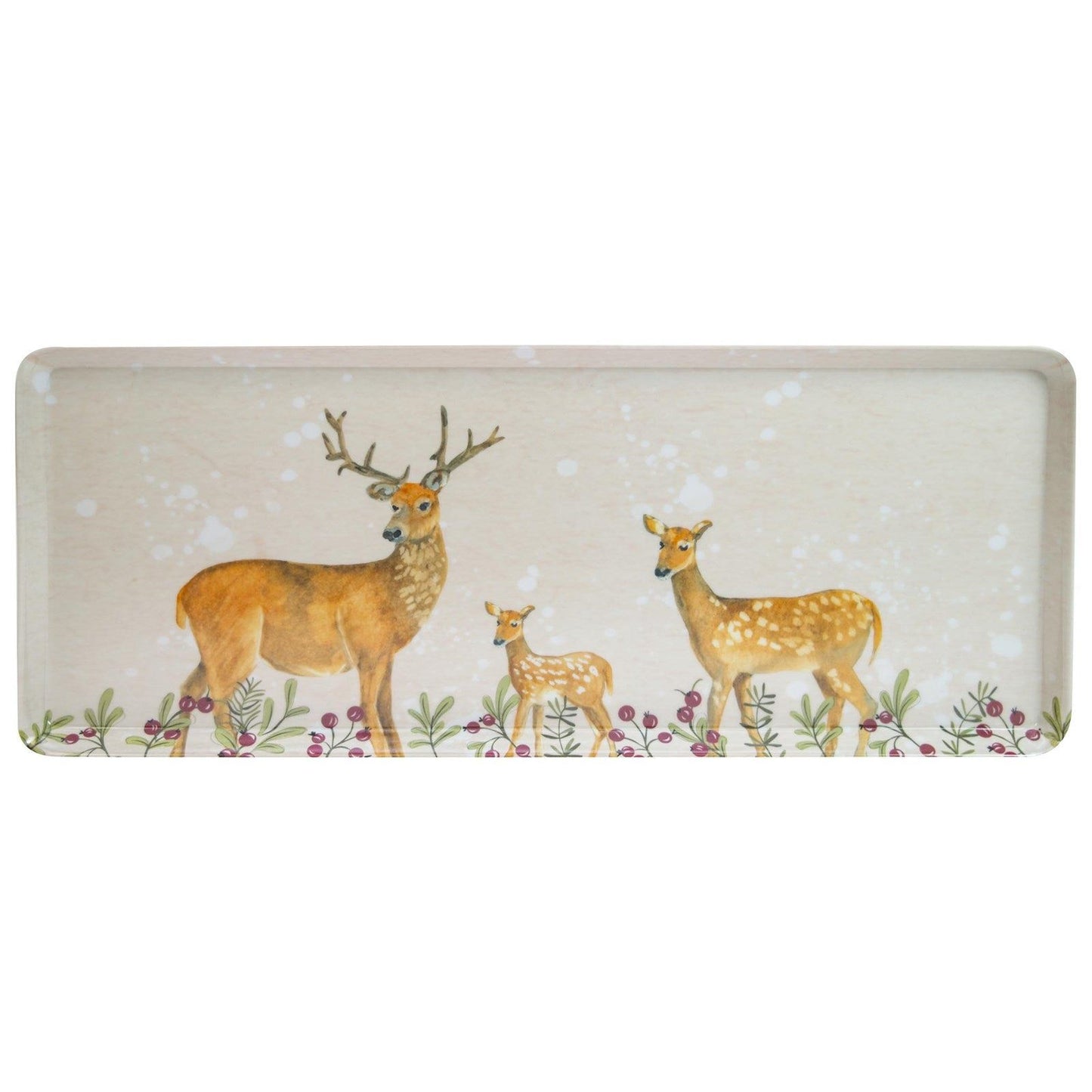 Winter Lodge Rectangular Tray