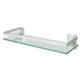 Tempered Glass Shelf with Aluminium Rail | 1 Tier | M&W	