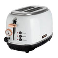 Tower Rose Gold Bottega 2 Slice Stainless Steel Toaster	