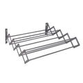Wall Mounted Extendable Clothes Airer Grey | Pukkr