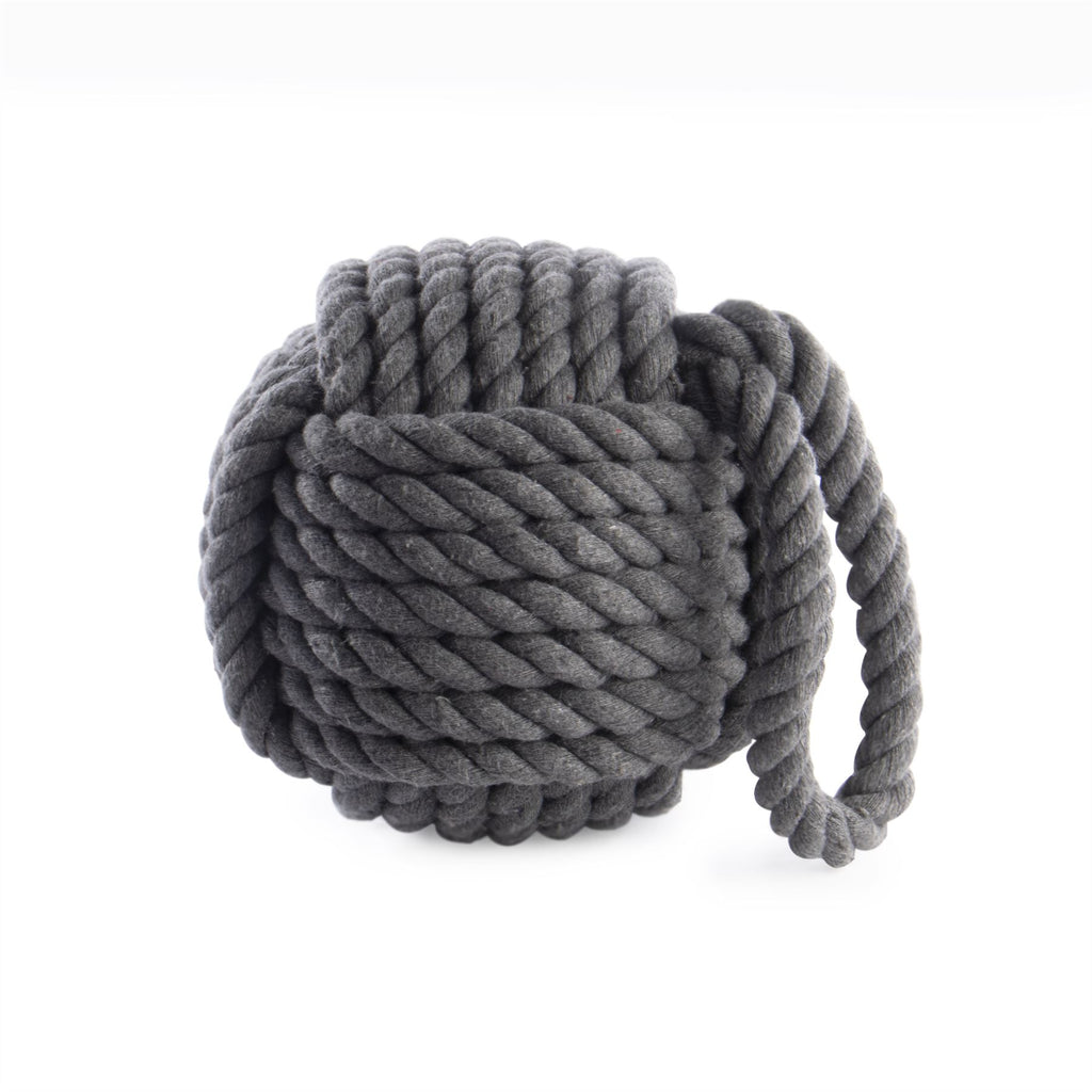 Rope Knot Door Stop Grey | M&W	