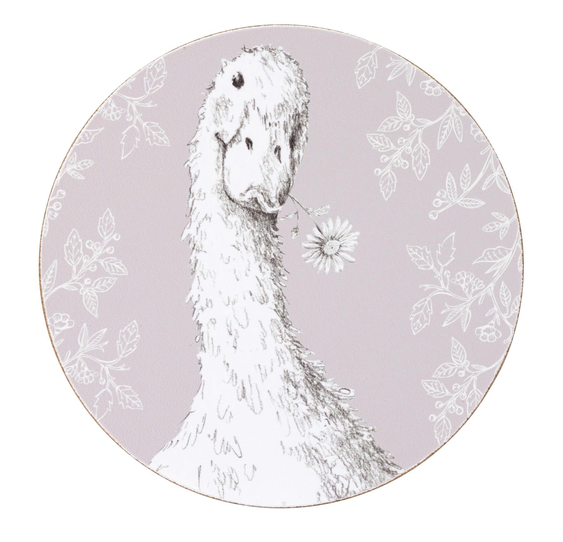 Fieldview Farm - Set of 4 Round Coasters Assorted Design