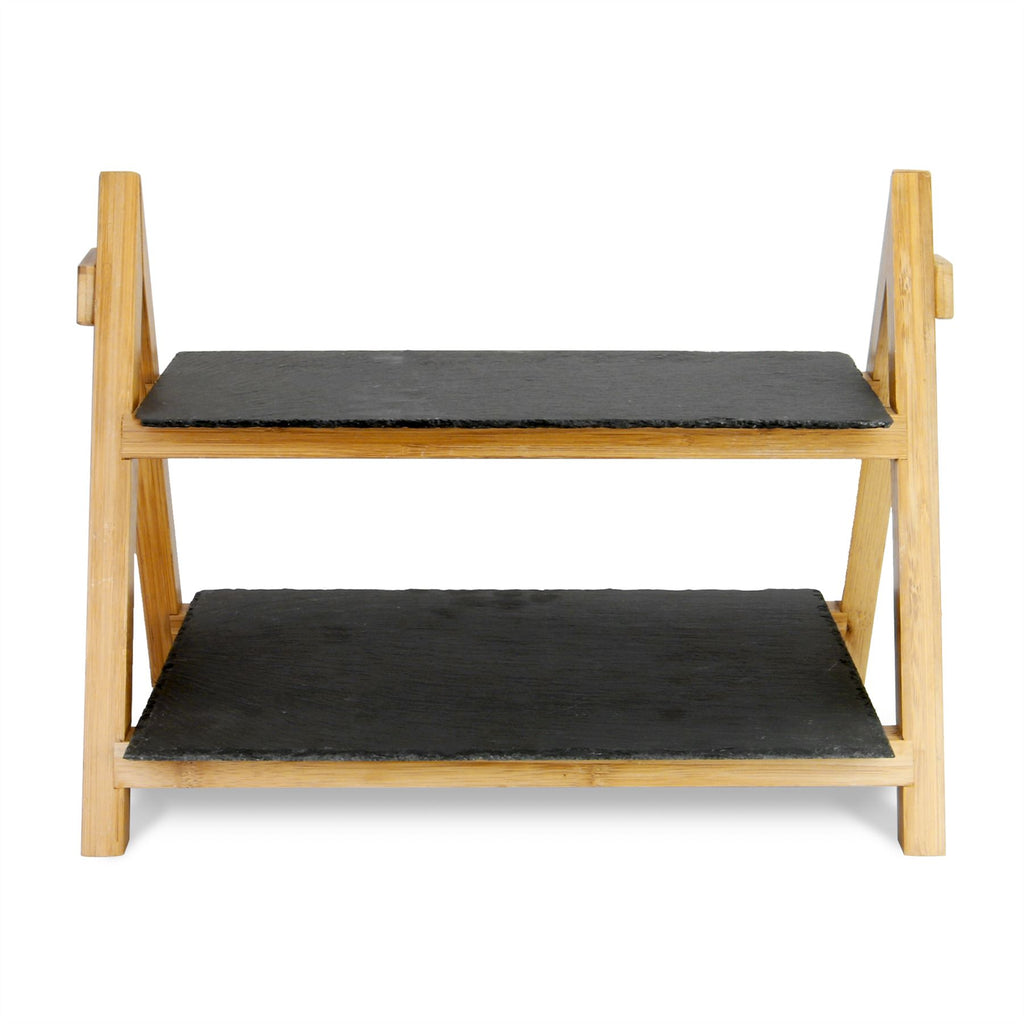 2 Tier Slate Cake Stand | M&W	