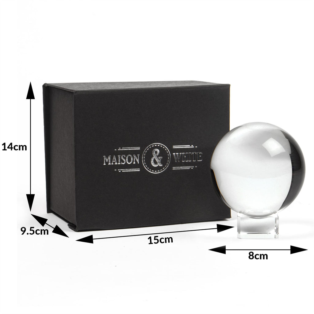 K9 Clear Crystal Ball For Photography 80mm | M&W	