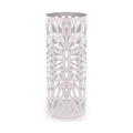 Round Metal Umbrella Stand in White | M&W	