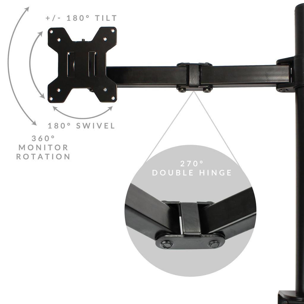 Dual Arm Monitor Stand | M&W	