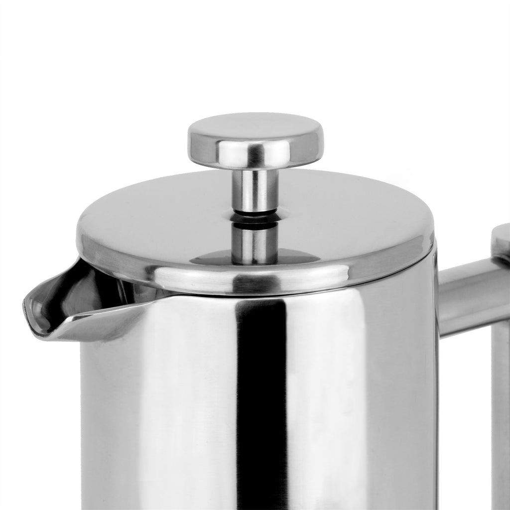French Press Cafetiere Steel Coffee Maker 350ml | M&W	