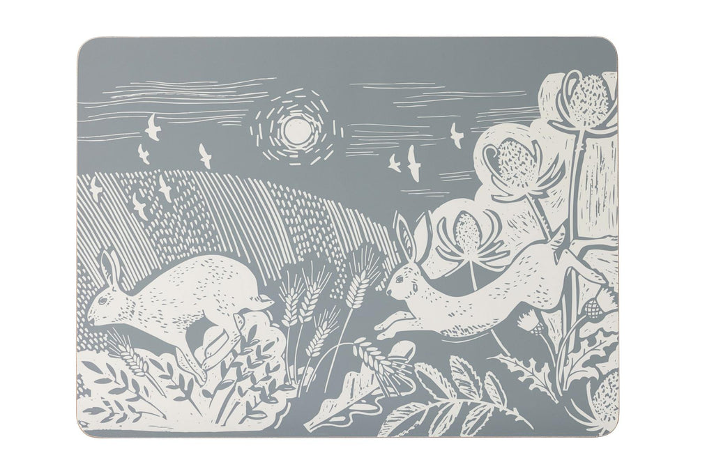 Artisan Hare Set Of 4 Placemats