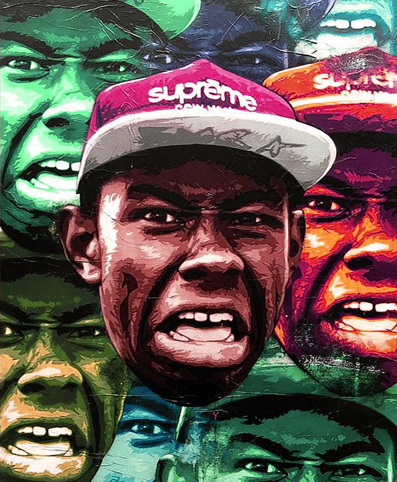 Tyler, The Creator 45cm x 37.5cm Small Metal Sign	