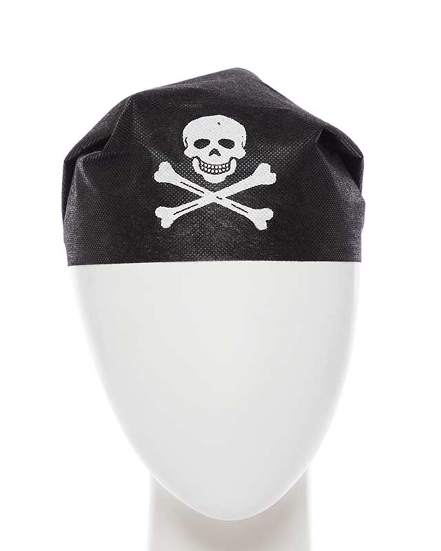Black  Pirate Bandana - Child