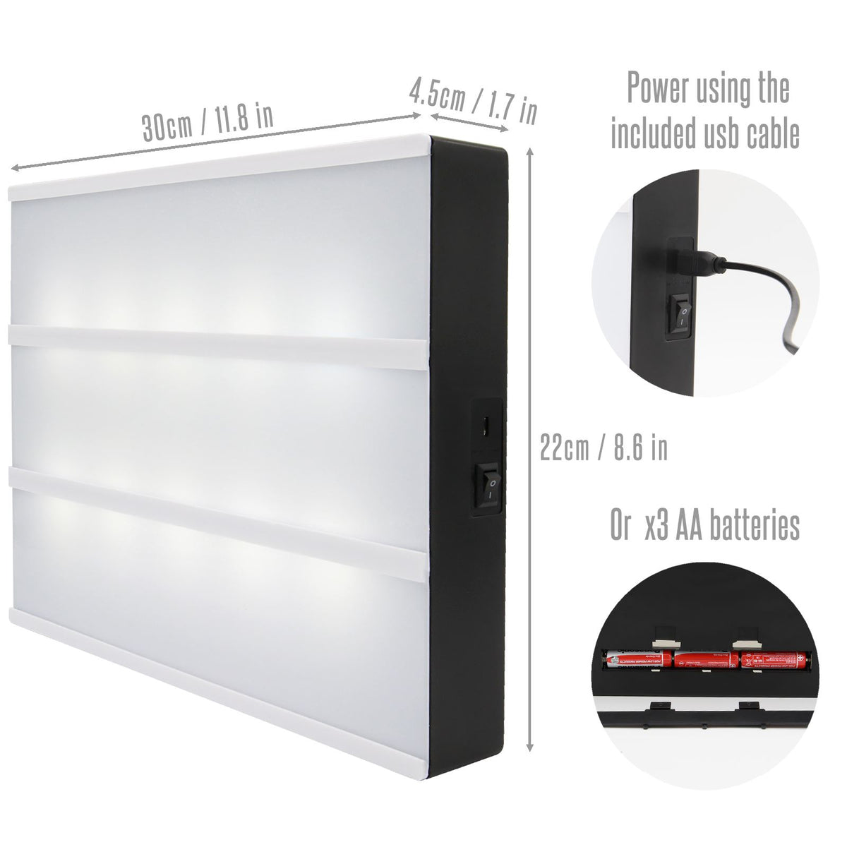 A4 Lightbox with 205 Letters & Emoji | Pukkr	