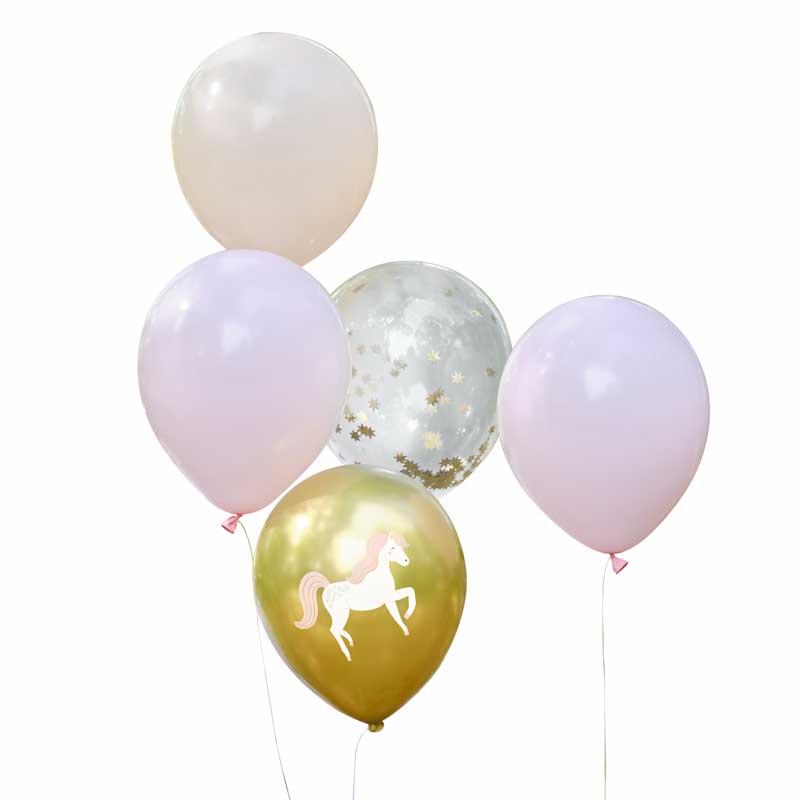 Princess Balloon Bouquet - 12" Latex (5pk)