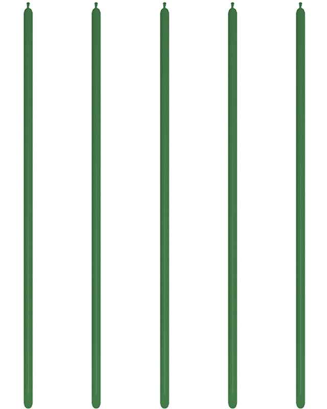 160 Modelling Latex Balloons Forest Green (100pk)