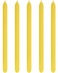 360 Modelling Latex Balloons Fashion Yellow (50pk)