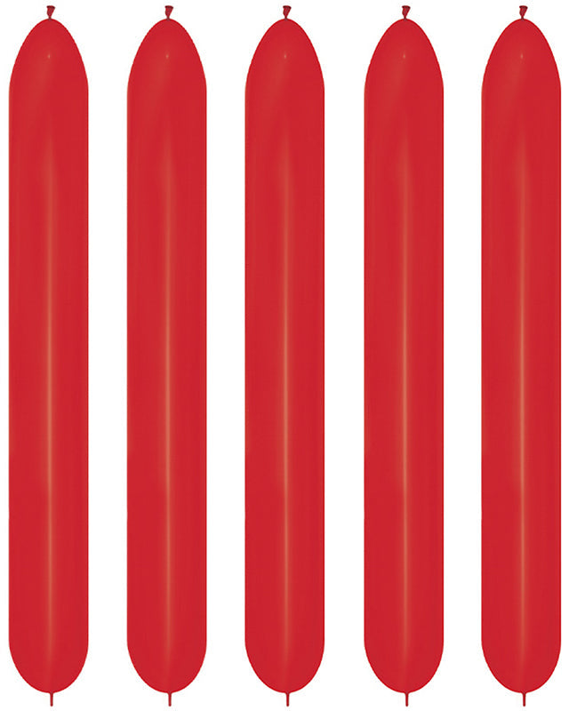 Link-O-Loon 660 Fashion Red Latex Balloons (50pk)
