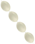 Link-O-Loon Latex Balloons  12" Satin Ivory (50pk)