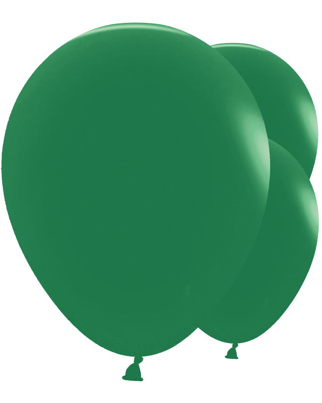 Fashion Forest Green 24" Latex Balloons (3pk)