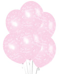 Confirmation Pink Printed - 11" Latex Balloons (6pk)