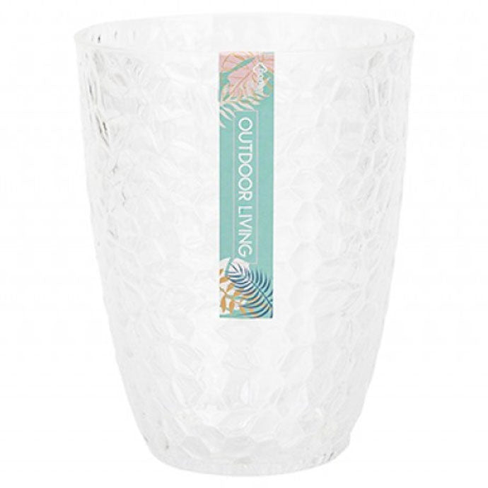 Dimple Effect Clear Tumbler