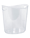 Clear Plastic Ice Bucket -  22cm x 24cm x 19cm
