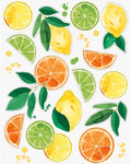 Citrus Fruit Window Cling Sheet