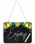 Citrus Fruit Plastic Chalkboard Sign