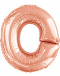 O Rose Gold Letter Balloon - 34" Foil