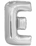 E Silver Letter Balloon - 34" Foil