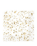 Gold Speckled Paper Napkins 33cm (16pk)