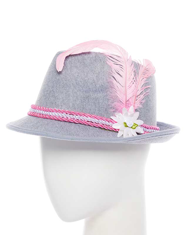 Pink Oktoberfest Fedora Hat