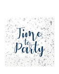Time to Party Paper Napkins 33cm (16pk)