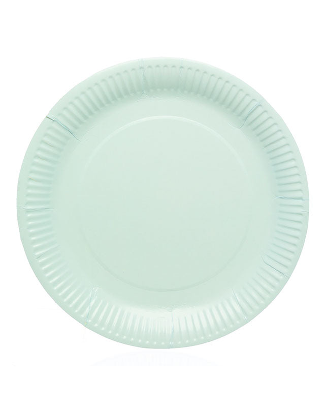 Duck Egg Paper Plates - 23cm (8pk)