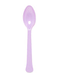 Lavender Reusable Plastic Spoons (24pk)