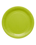 Lime Green Paper Plates - 23cm (8pk)