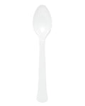 White Reusable Plastic Spoons (24pk)