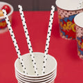 Black & White Polka Dot Paper Straws (20pk)