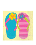 Summer Flip Flops Paper Napkins 33cm (20pk)