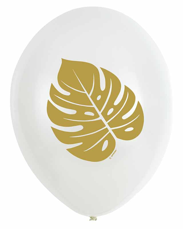 Tropical Palms Balloons - 11" Latex (6pk)