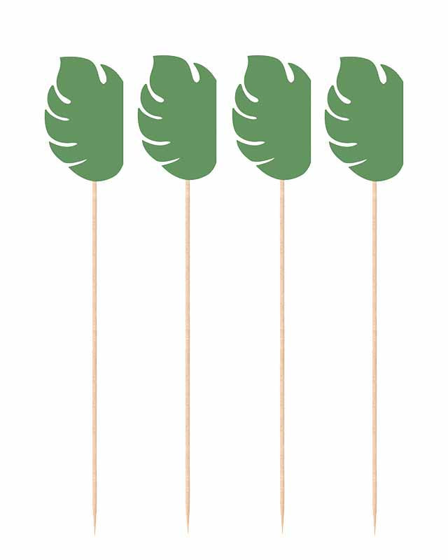 Tropical Palms Cake Picks (10pk)
