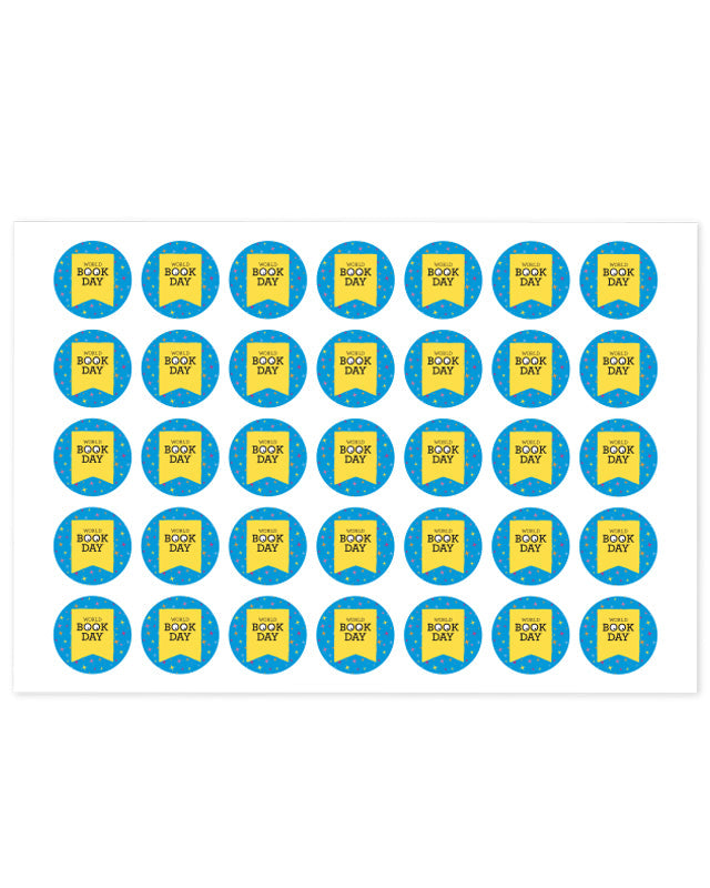 World Book Day Sticker Sheet (35 Stickers)