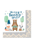 Bear-ly Wait Paper Napkins 33cm (16pk)