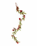 Red Berry and Pine Foilage Garland - 1.45m