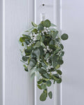 Eucalyptus and White Berry Swag