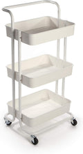 3 Tier Storage Trolley White | M&W	