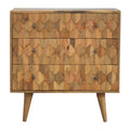 Artisan Pineapple Carved Chest